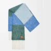 Alpaka ve yün karışımı Blue/Green