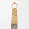 Alpaka ve yün karışımı eşarp Camel/Çok Renkli
