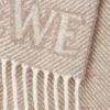 Alpaka ve yün karışımı LOEWE fular Bej/Ekru