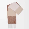 Alpaka ve yün karışımı Mocha/Beige