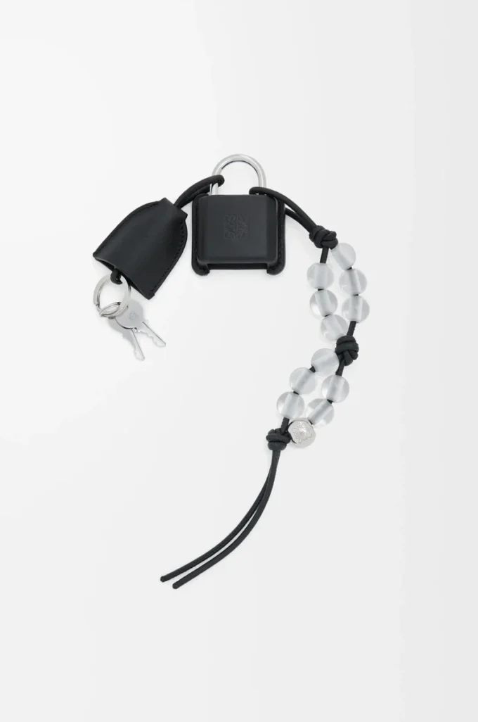 Amazona asma kilit charm Siyah/Gümüş
