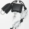 Amazona asma kilit charm Siyah/Gümüş