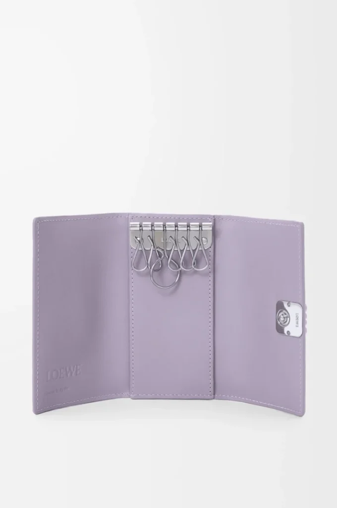 Anagram anahtarlık, çakıl desenli dana derisi, Dirty Mauve
