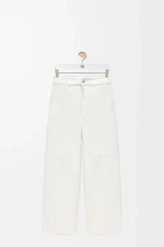 Anagram baggy kot pantolon Beyaz