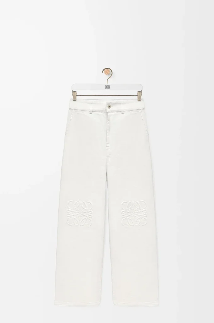 Anagram baggy kot pantolon Beyaz