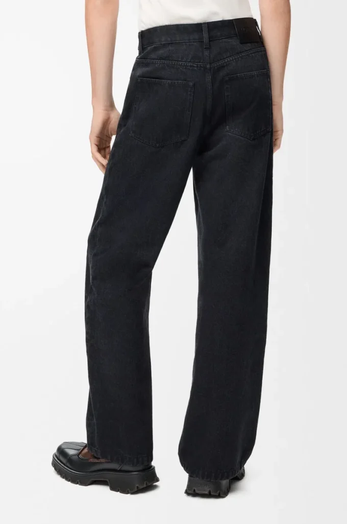 Anagram baggy kot pantolon, kot, siyah