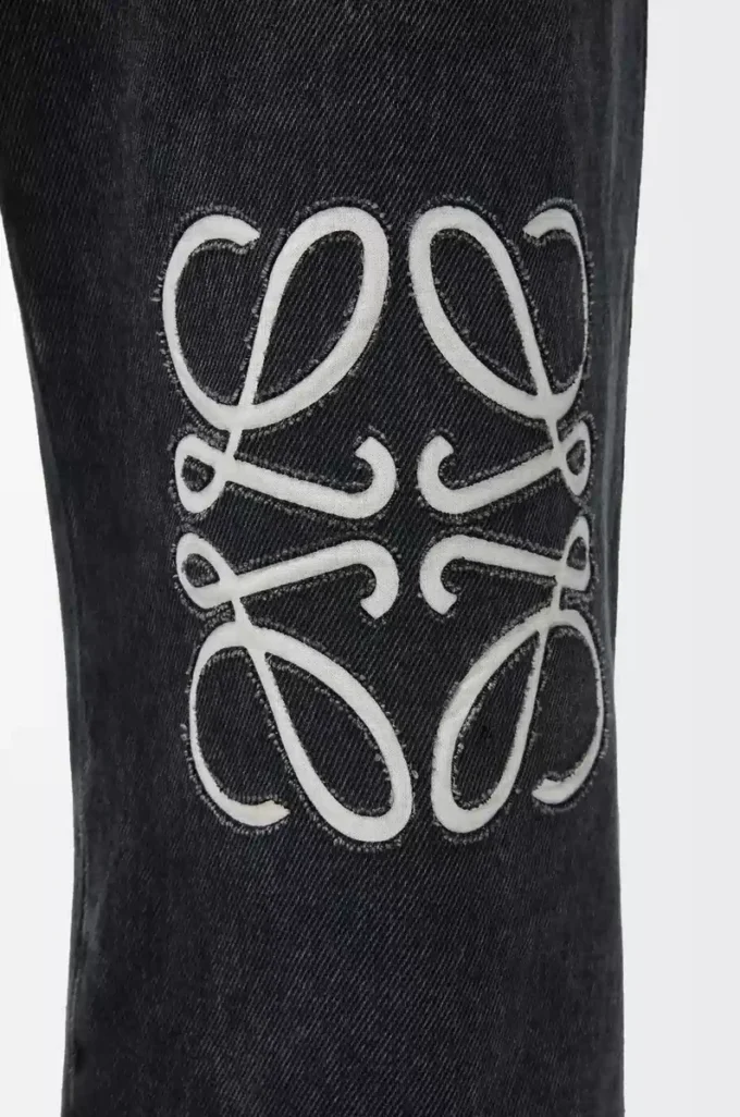 Anagram baggy kot pantolon, kot, siyah