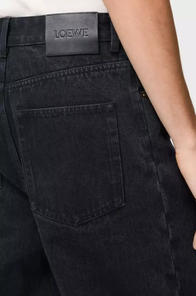 Anagram baggy kot pantolon, kot, siyah