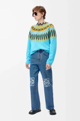 anagram bol kesim kot pantolon mid blue denim 2 330x498 - Anagram bol kesim kot pantolon Mid Blue Denim