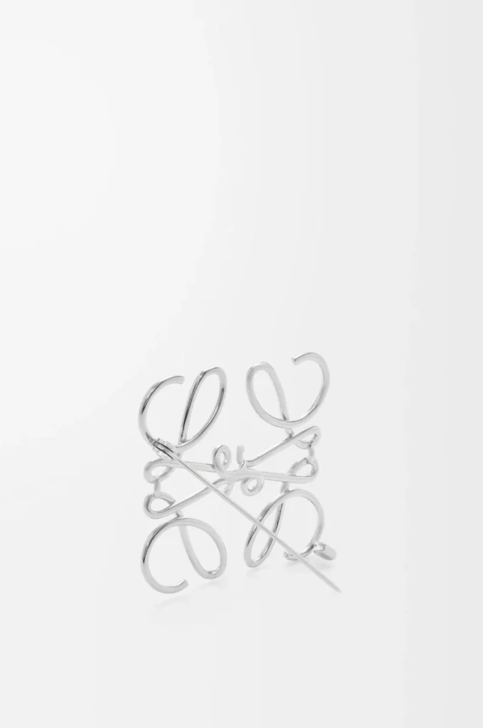 Anagram broş, metal Palladyum