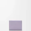 Anagram üç katlı cüzdan, çakıl desenli dana derisi Dirty Mauve