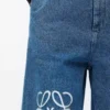 Anagram şort, denim kot mavisi