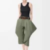 Anagram tank top, ipek, Siyah