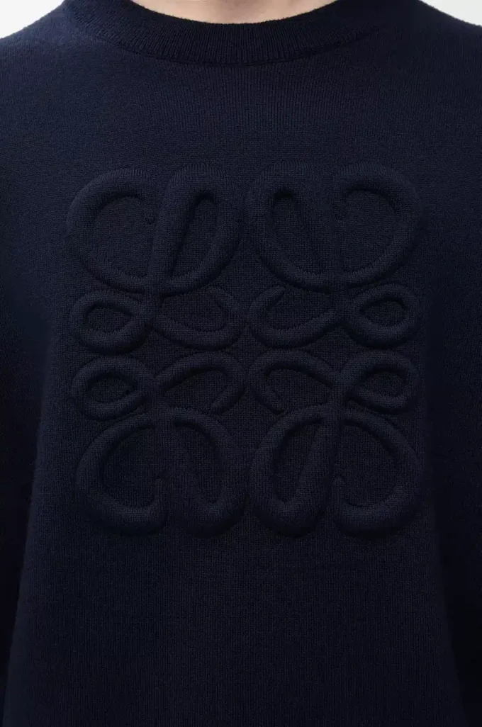 Anagram yün kazak Lacivert