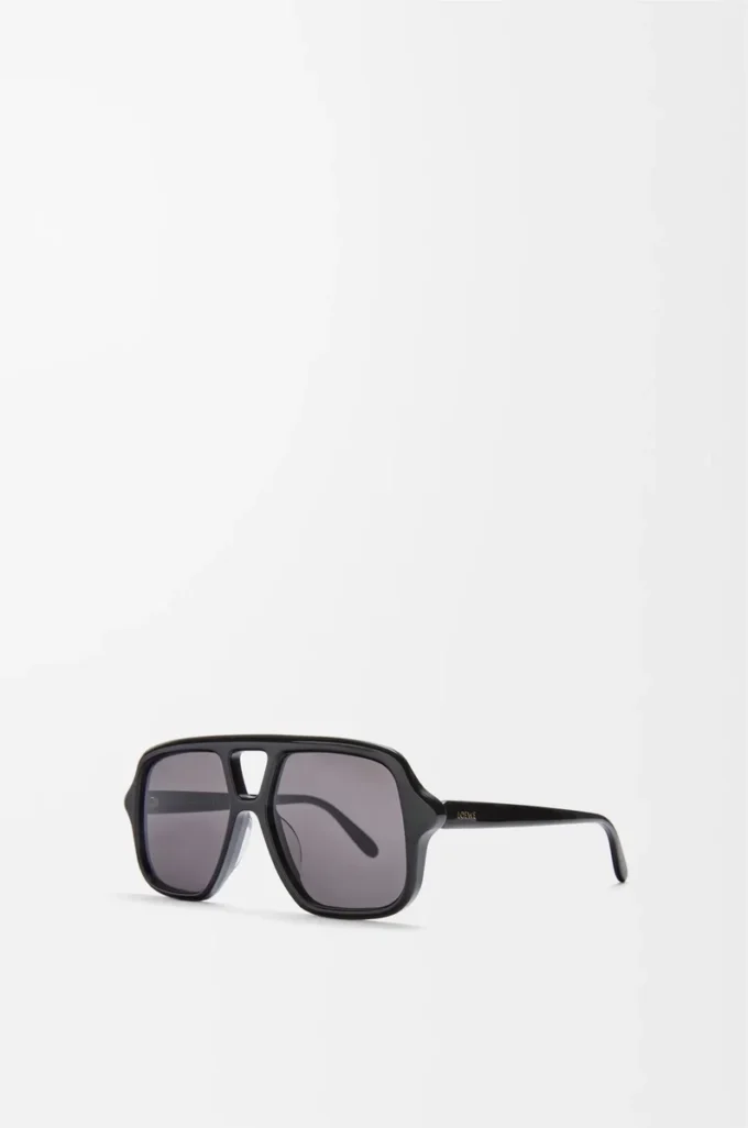 Aviator Slim güneş gözlüğü Siyah