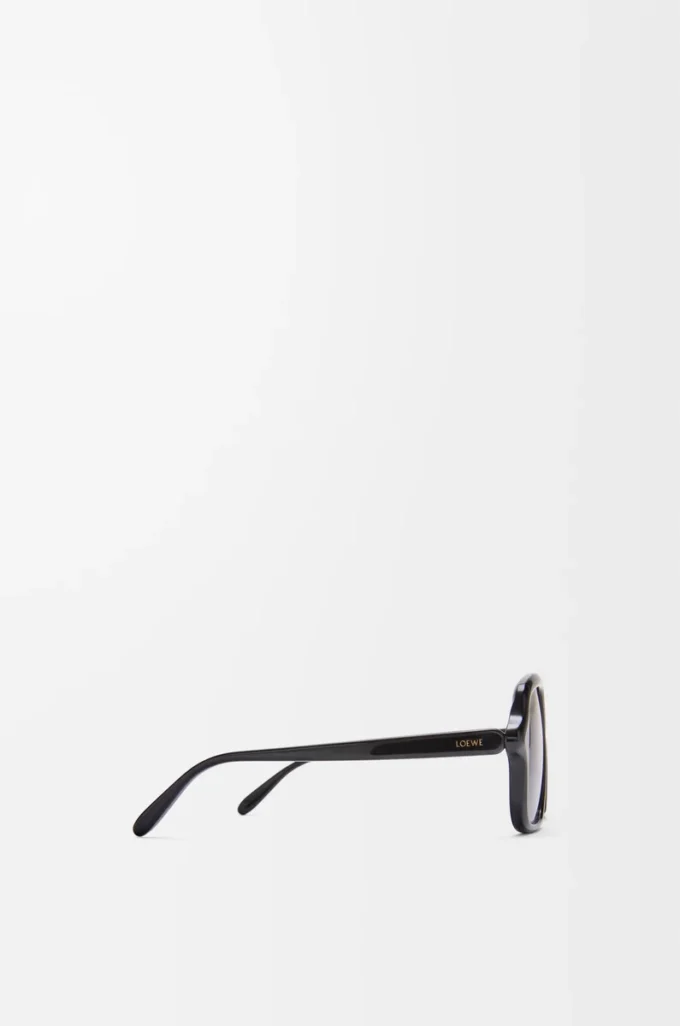 Aviator Slim güneş gözlüğü Siyah