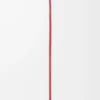 Boncuklu deriden yapılmış uğur böceği anahtarlık Ruby Red