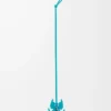 Boncuklu deriden yaprak böceği anahtarlık charm Deep Turquoise