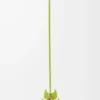 Boncuklu deriden yaprak böceği anahtarlık Meadow Green