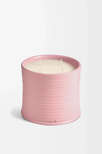 Büyük Sarmaşık mum Açık Pembe