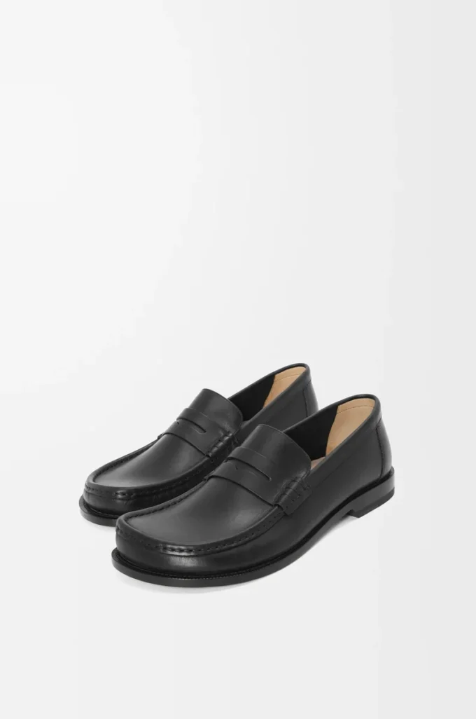 Campo loafer, dana derisi, Siyah