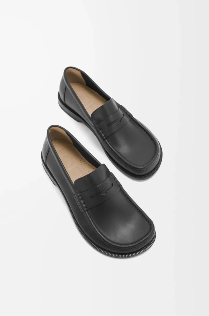 Campo loafer, dana derisi, Siyah