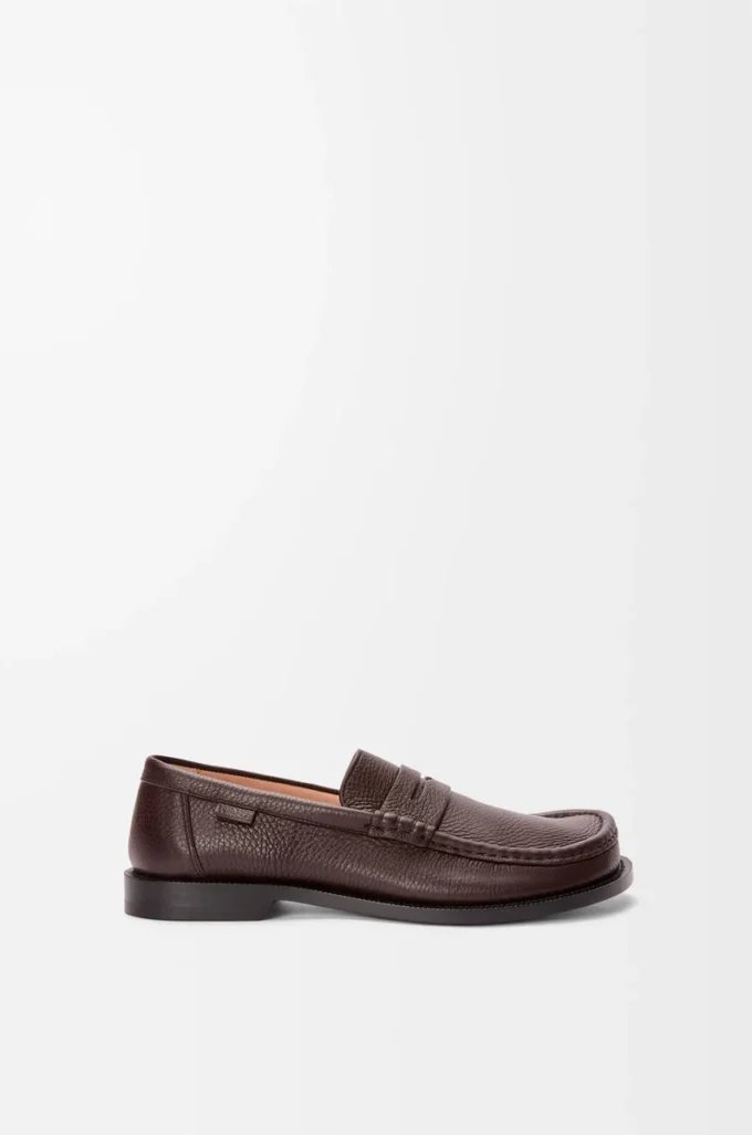 Campo loafer, geyik derisi, Oxblood