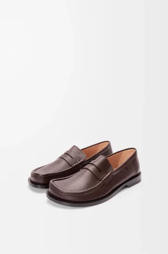 Campo loafer, geyik derisi, Oxblood