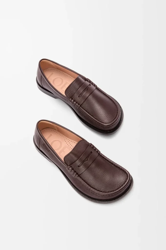 Campo loafer, geyik derisi, Oxblood