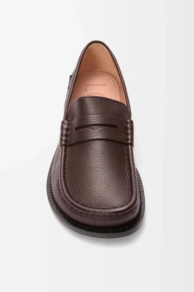 Campo loafer, geyik derisi, Oxblood