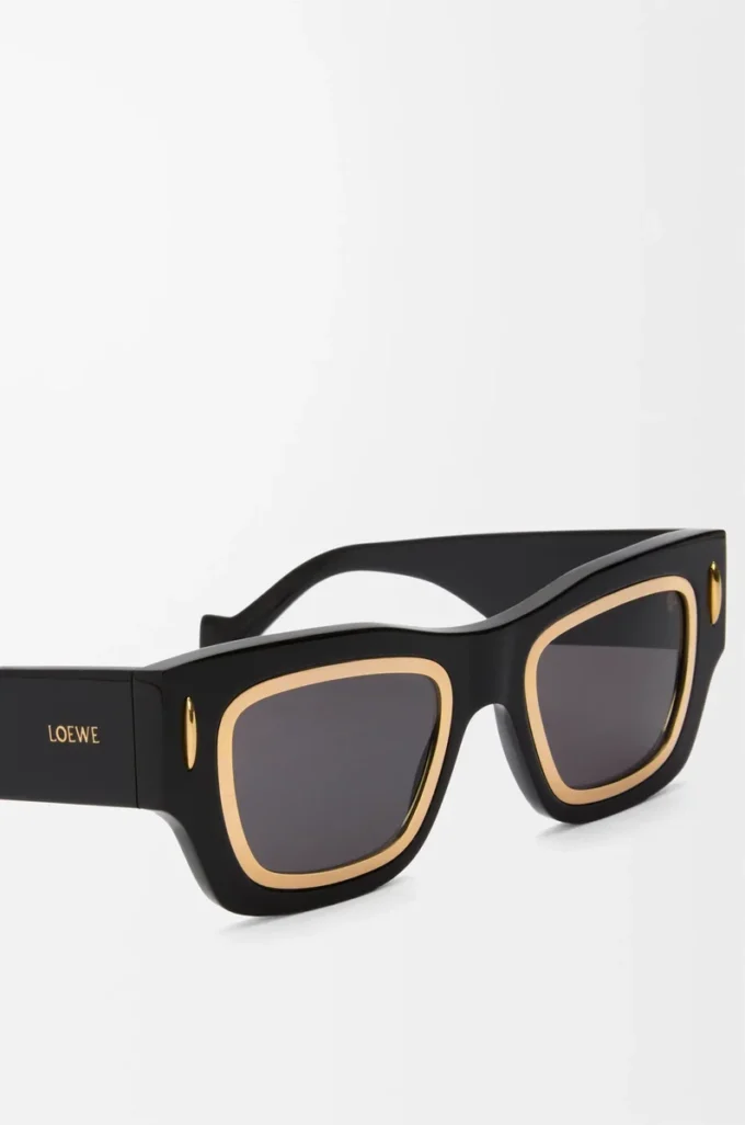 Cinema Frame güneş gözlüğü Siyah Altın