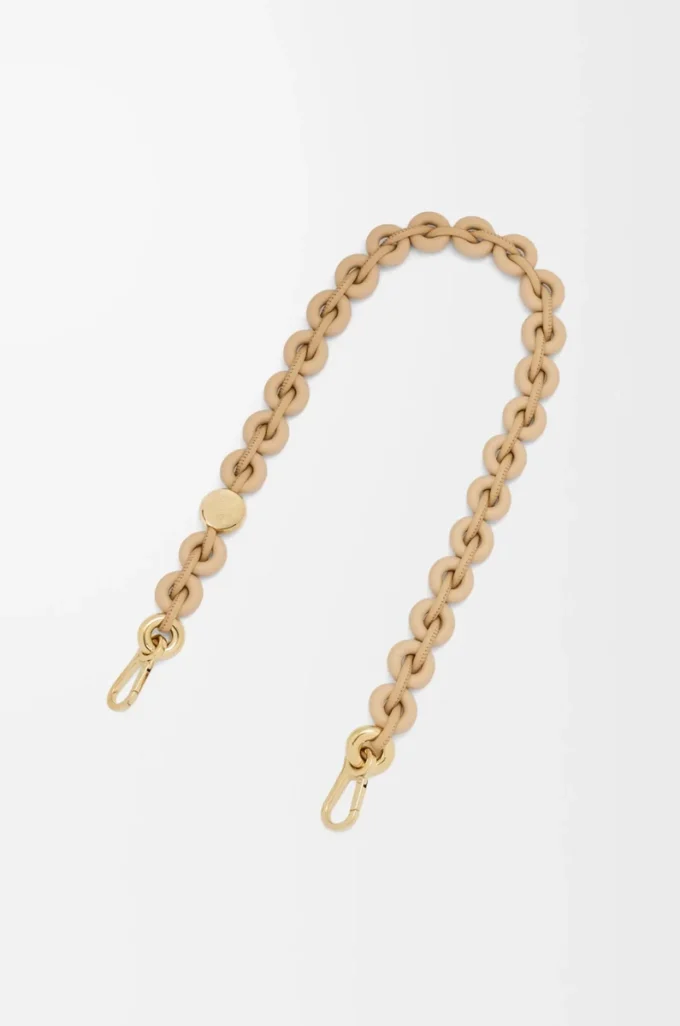 Dana derisinden donut zincir Silk Beige