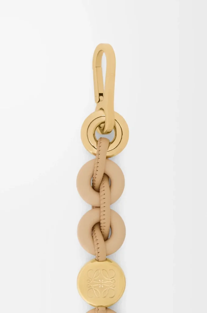 Dana derisinden donut zincir Silk Beige