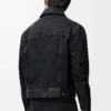 Denim Anagram ceket Siyah