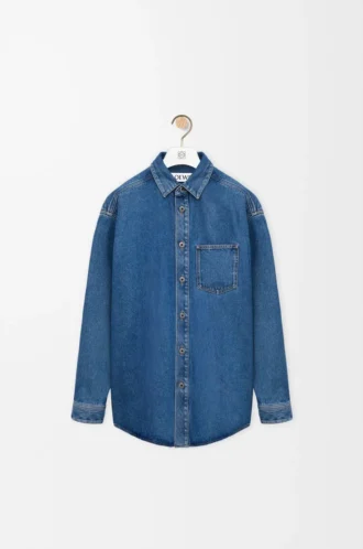 Denim Anagram overshirt Orta Mavi Denim