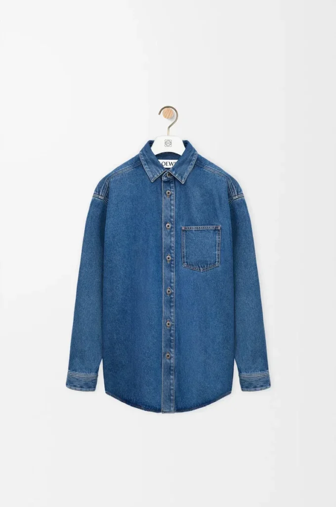 Denim Anagram overshirt Orta Mavi Denim