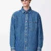 Denim Anagram overshirt Orta Mavi Denim