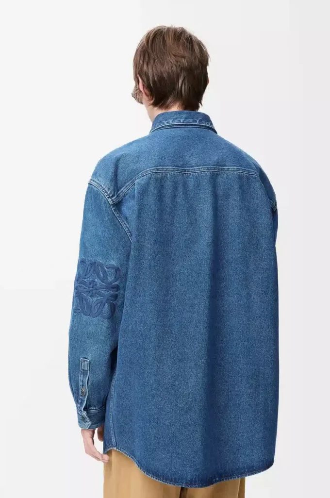 Denim Anagram overshirt Orta Mavi Denim