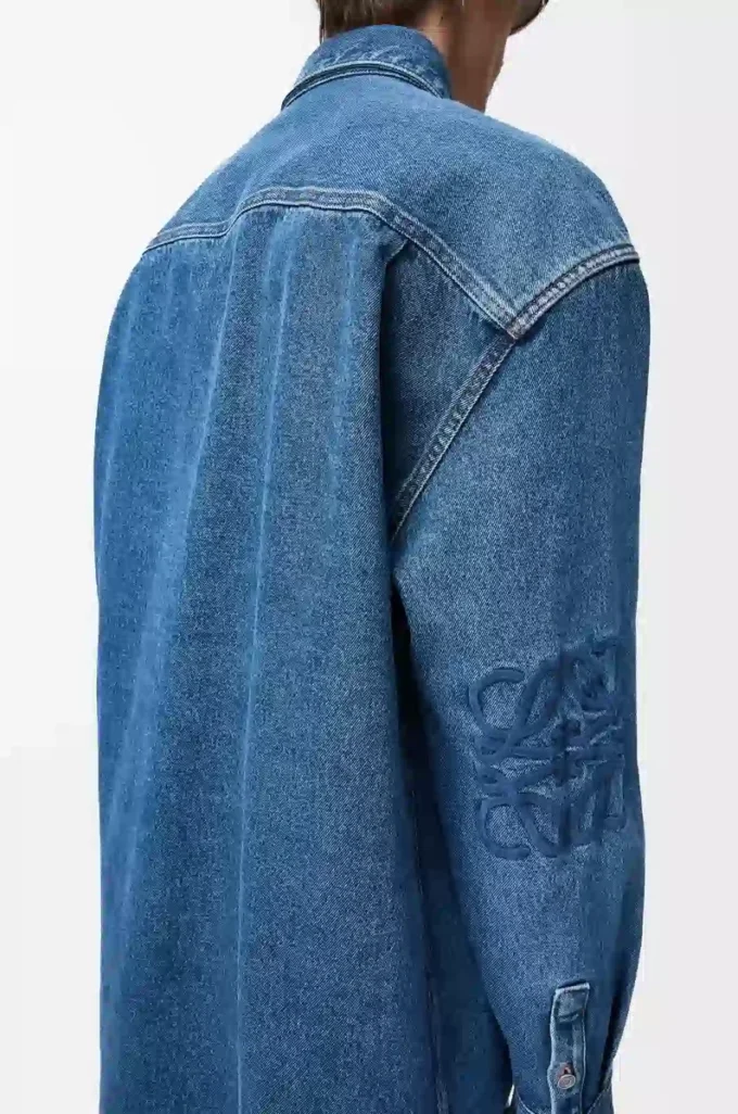 Denim Anagram overshirt Orta Mavi Denim