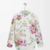 Denim Beyaz/Pembe Overshirt