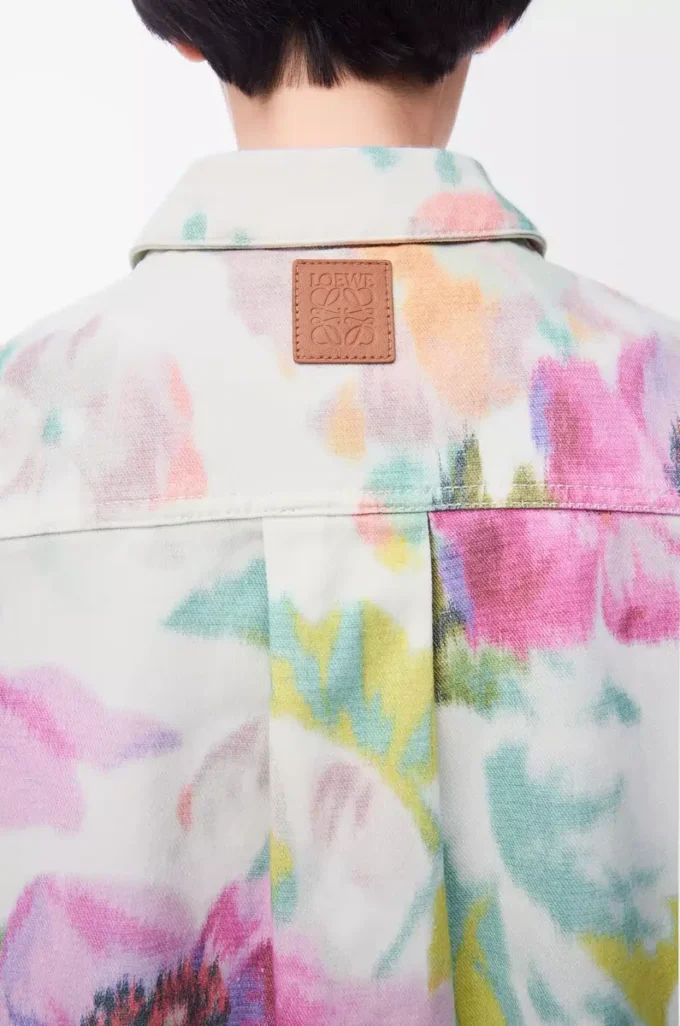 Denim Beyaz/Pembe Overshirt