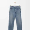 Denim Blue düz paça kot pantolon