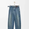 Denim kot pantolon Yıkanmış denim