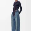 Denim kot pantolon Yıkanmış denim