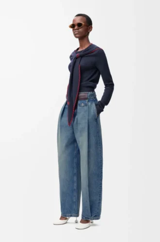 Denim kot pantolon Yıkanmış denim