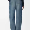 Denim kot pantolon Yıkanmış denim