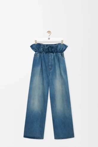 Denim mavisi Flamenko kot pantolon