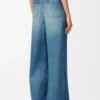 Denim mavisi Flamenko kot pantolon