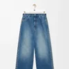 Denim mavisi kot pantolon