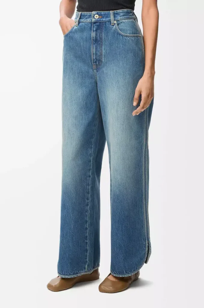 Denim mavisi kot pantolon